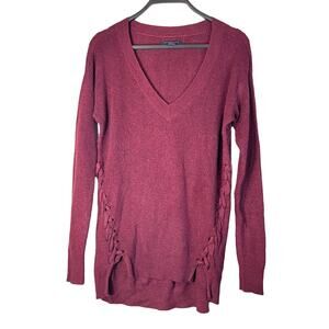 American Eagle Outfitters Burgundy Sweater